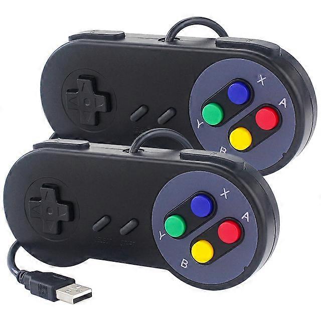 2PCS USB Gamepad Gaming Joystick SNES Game Controller Retro Gamepads for PC NESPi RetroPie Game Control for Raspberry Pi 4 B