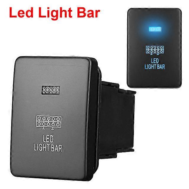 12V Automobile Light Button Fog  Work lamp Rear Light LED  Bar Switch For Mitsubishi Mirage Outlander ZK Pajero Sport QE Triton
