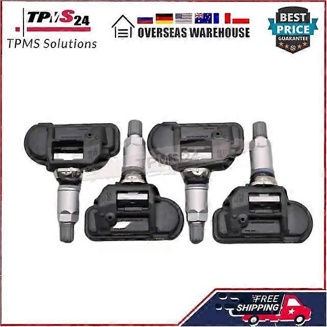 Motor Vehicle Sensors 4pcs For Chevrolet Corvette Volt Opel Astra J Cascada Corsa E Vauxhall Astra MK 433MHz TPMS sensor 13581560 13598775 13327259