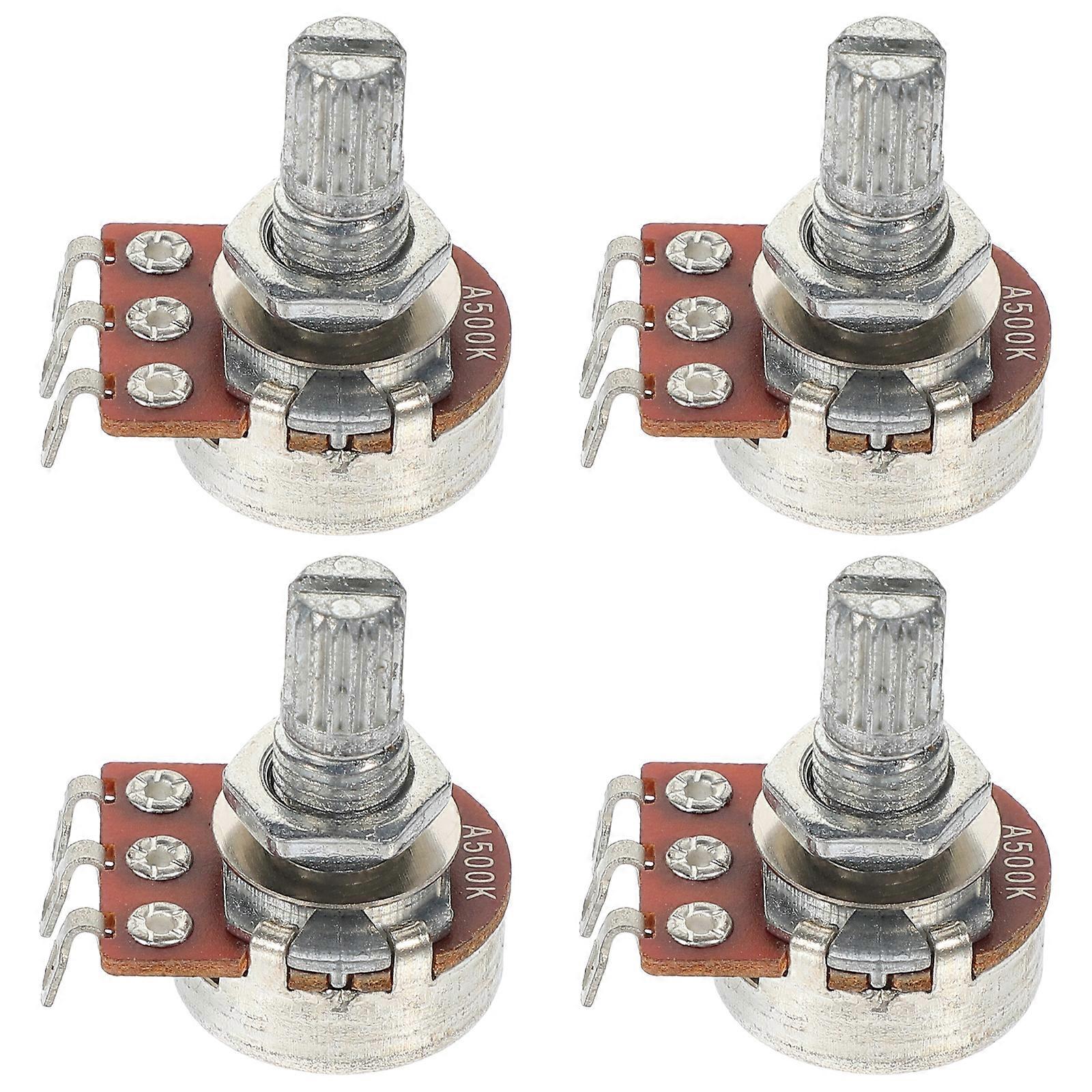 4pcs Guitar Potentiometer Linear Taper Potentiometer Replacement Guitar Accessory