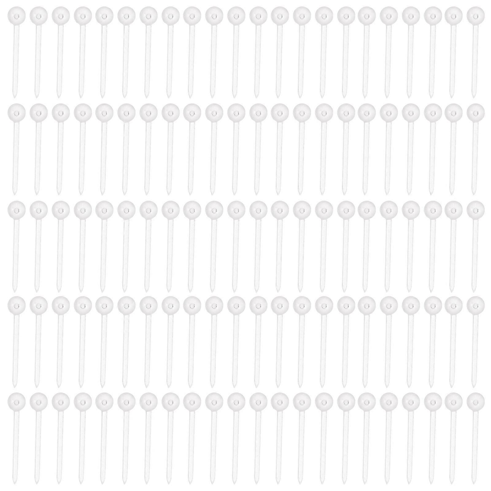 1000pcs Handicraft Sequin Pins Xmas Foam Ball Pins Transparent Craft Pins Handicraft Accessory