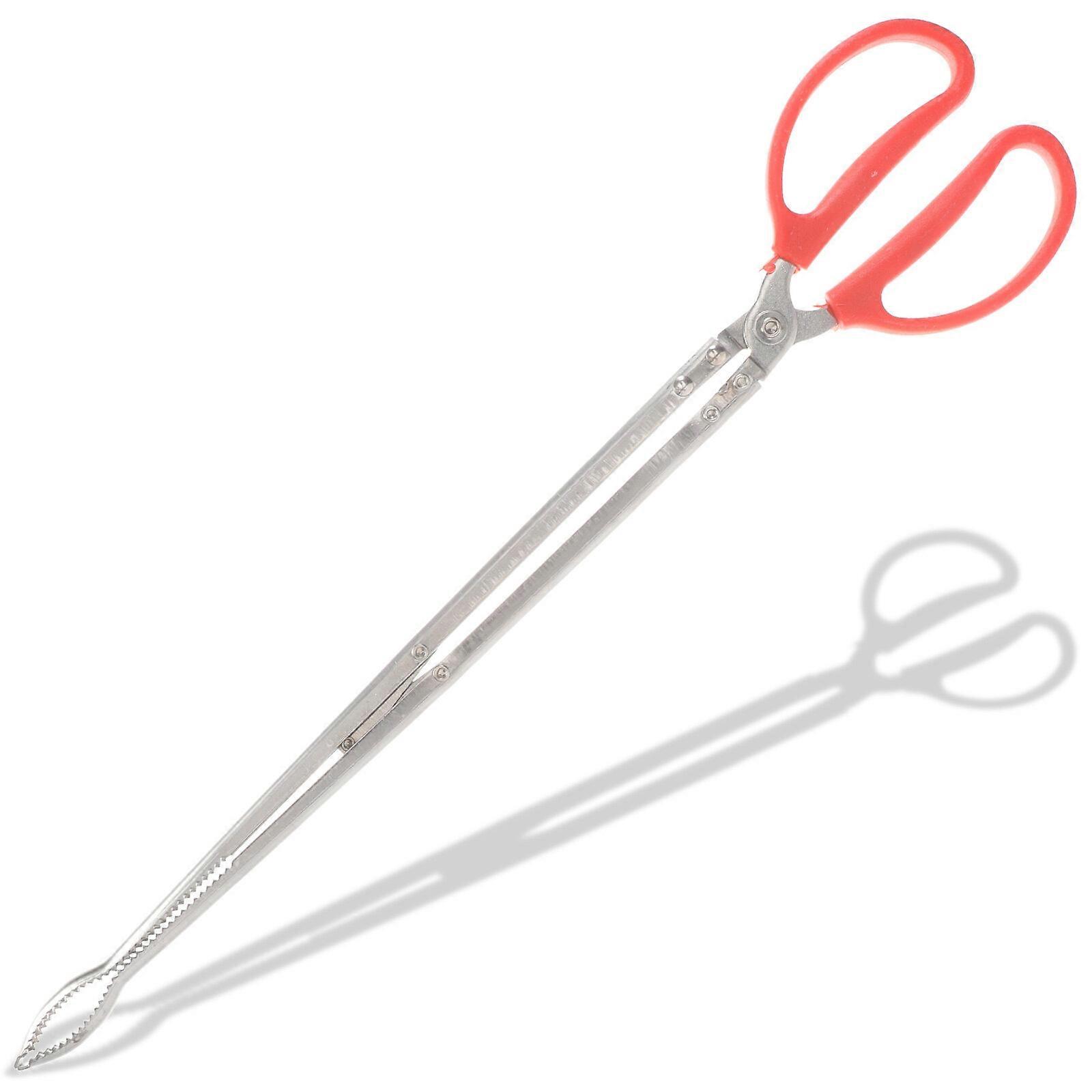 ステンレススチール製暖炉トングヘビーデューティ薪トング爪グラバーガベージピッカー