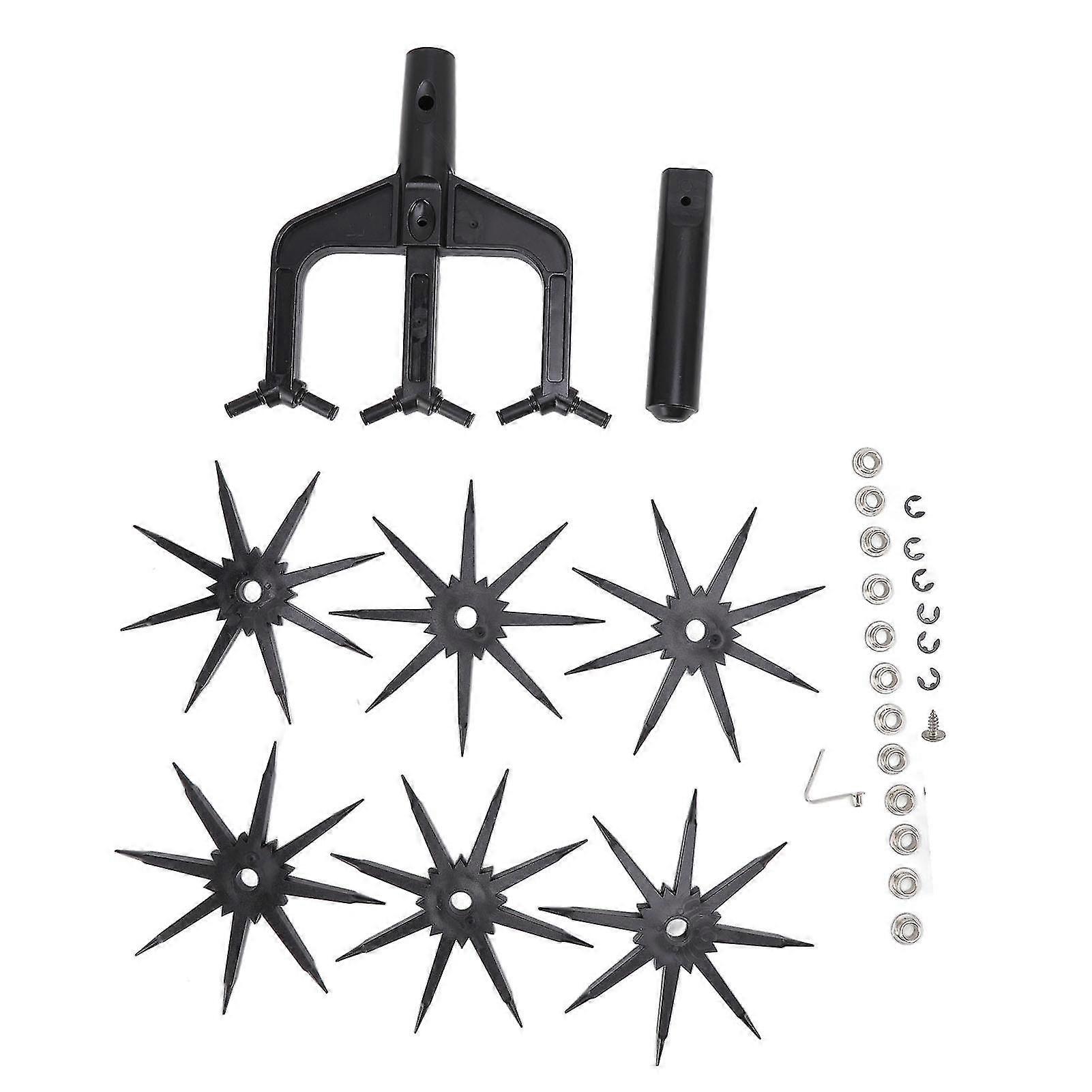 Tuingrondverticuteermachine Slijtvaste 2-in-1 geventileerde verticuteermachine roterende frees voor tuin - MXBC