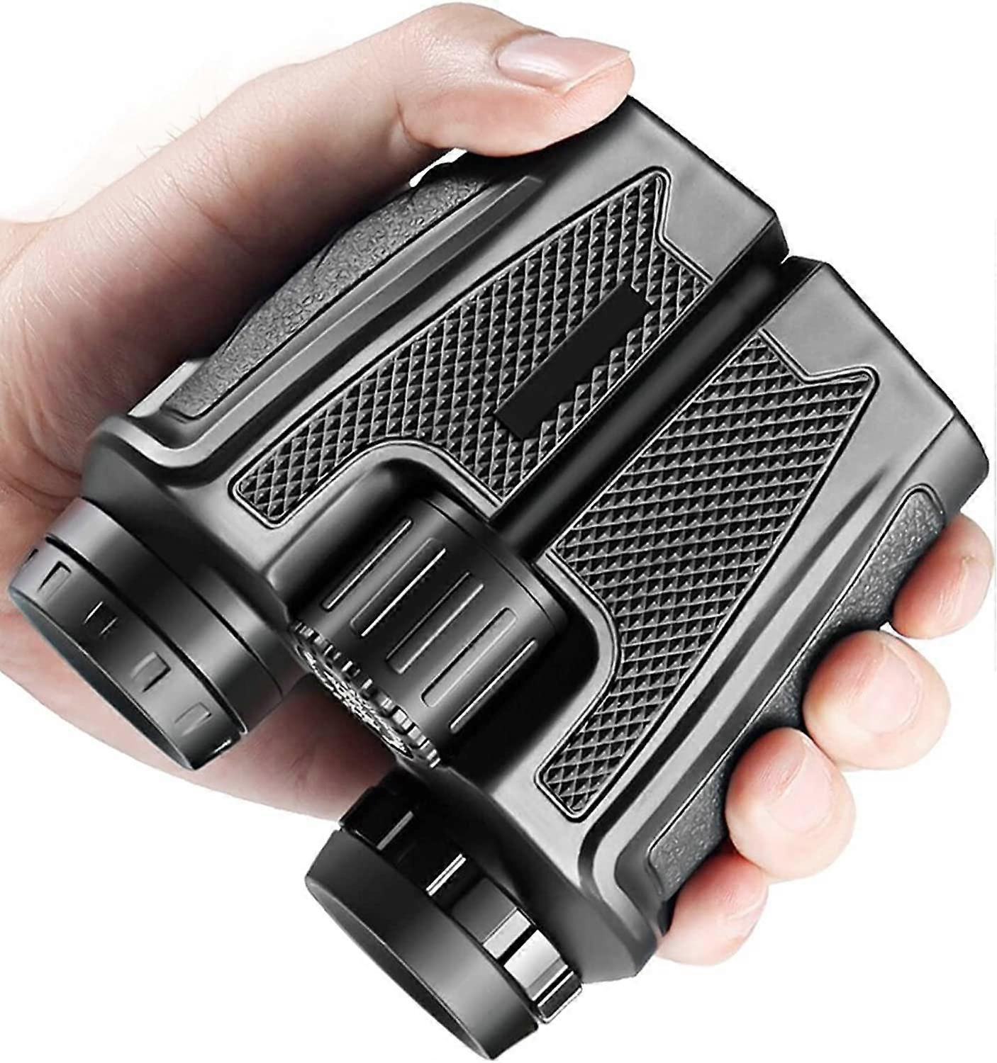 High Power Binoculars for Adults and Kids, Compact Mini Folding Lightweight Binoculars with FMC Coated Lens Clear View for Bird Watching, Hunting, Con