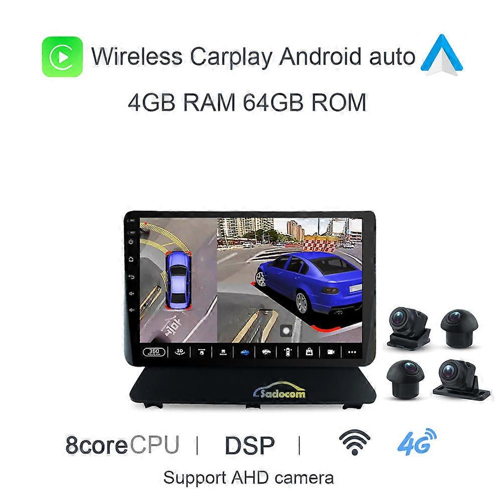 2K 720P 360 πανοραμικό IPS Carplay 8+128G αρρενωπό 12.0 αυτοκίνητο DVD Player GPS WIFI στερεοφωνικό ραδιόφωνο DSP για Mazda CX3 CX 3 CX-3 2014-2017