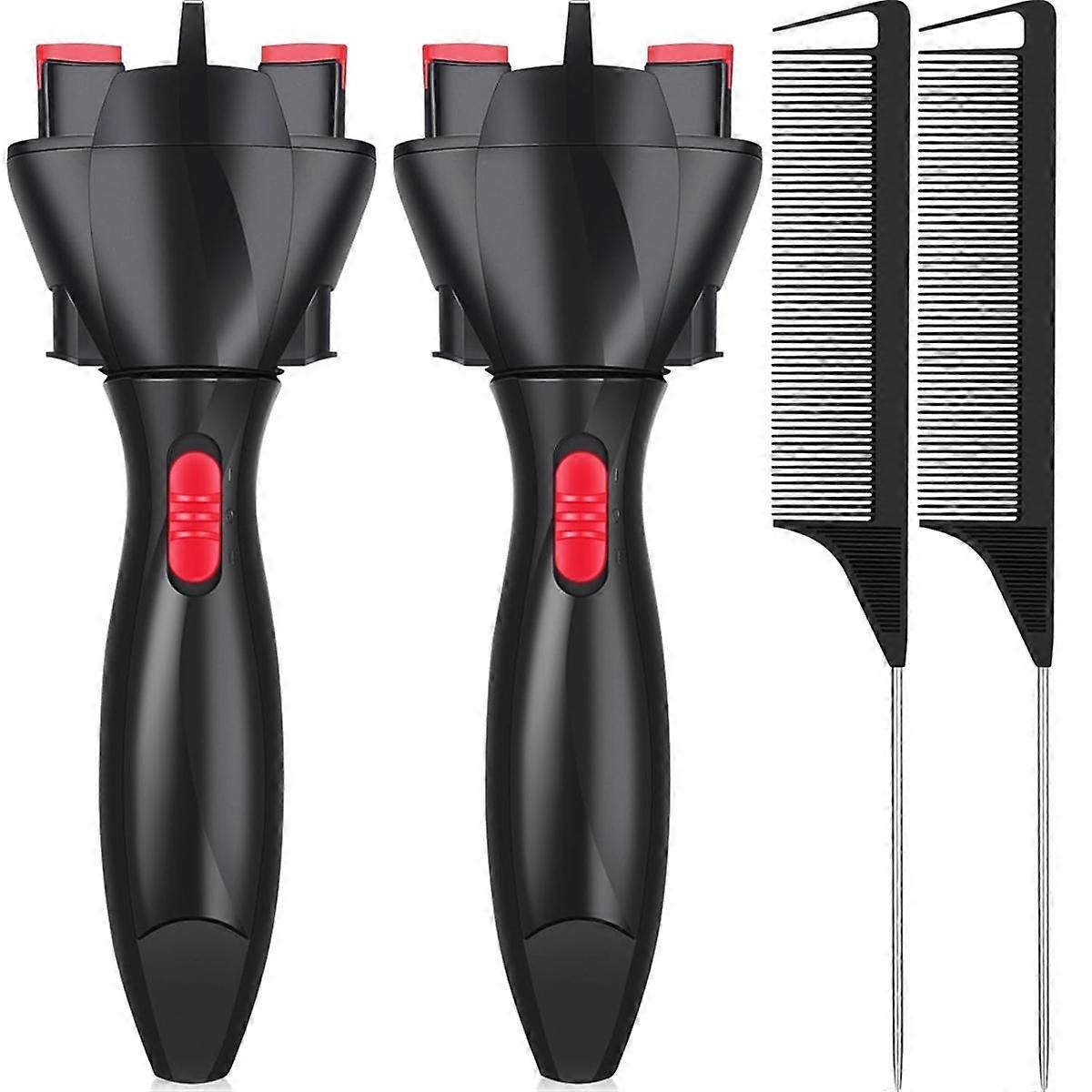 Automatic Braid & Rat Tail Comb Set Automatic Hair Twister Automatic Braiding Machine DIY Hair Styling Tools for Women