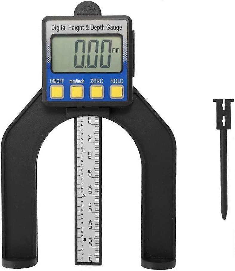 High Precision LCD Digital Caliper Vernier Ruler Depth, Height and Depth Gauge with Measuring Range