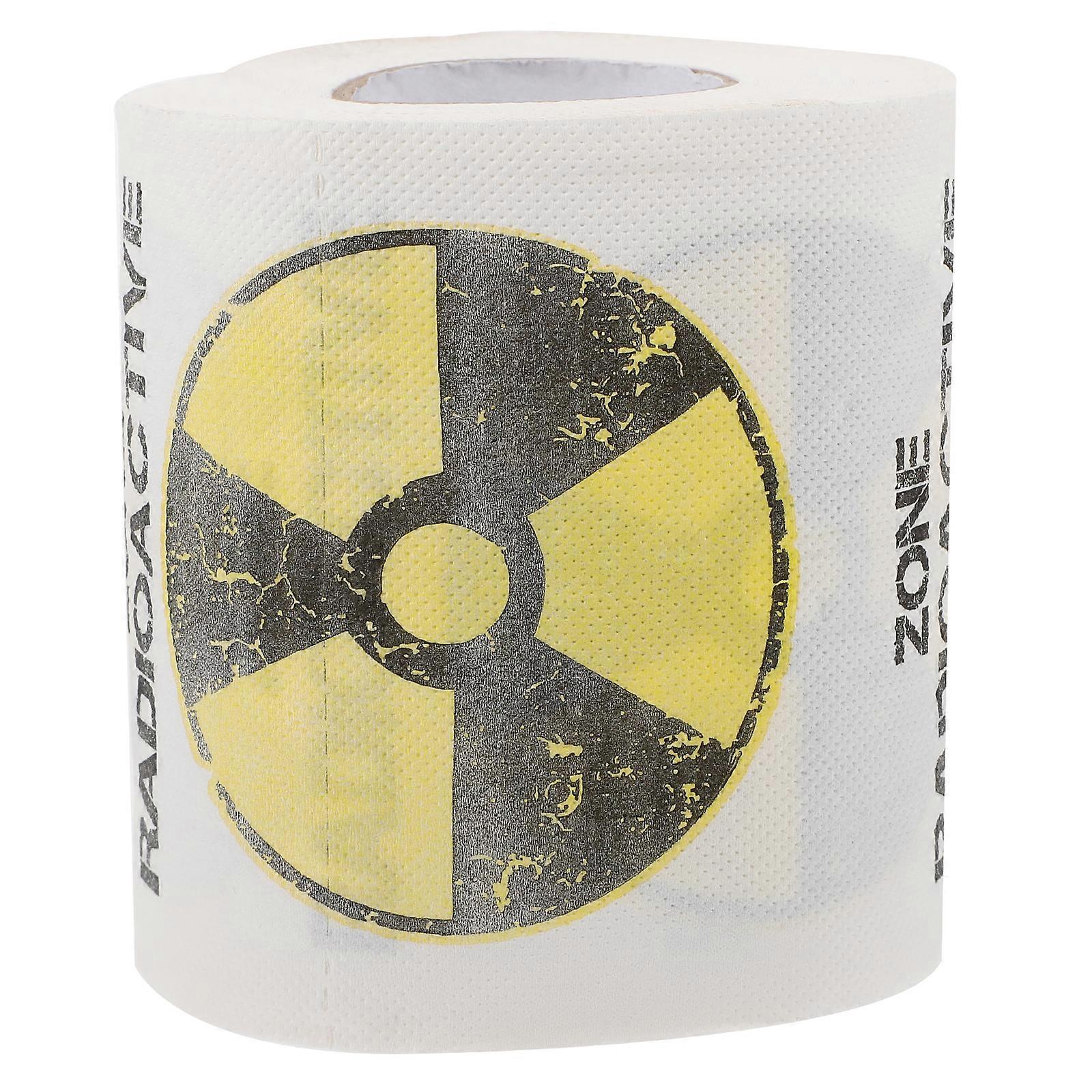 1 Roll of Toilet Paper Printed Roll Paper Decorative Fun Printing Napkin Bathroom Tissue