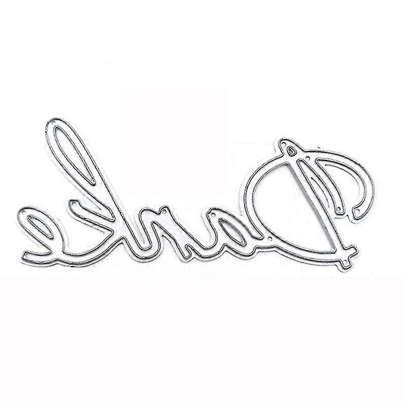 Diy Cutting Dies Embossing Stencil Template For Scrapbooking Paper Card Making