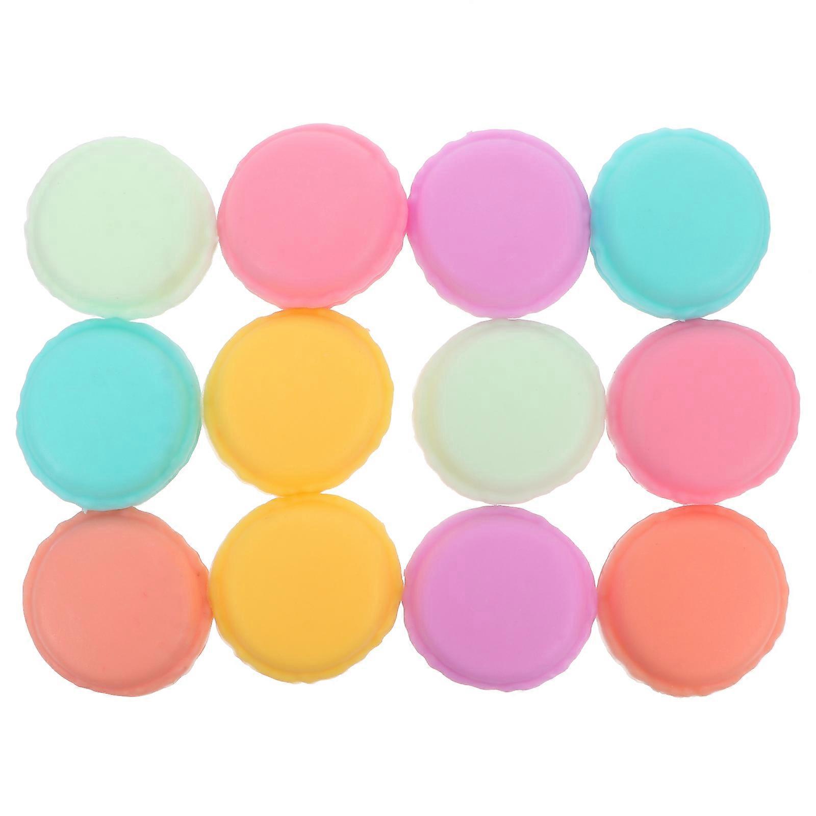 12Pcs Portable Macaron Jewelry Boxes Mini Storage Cases Organizer Case