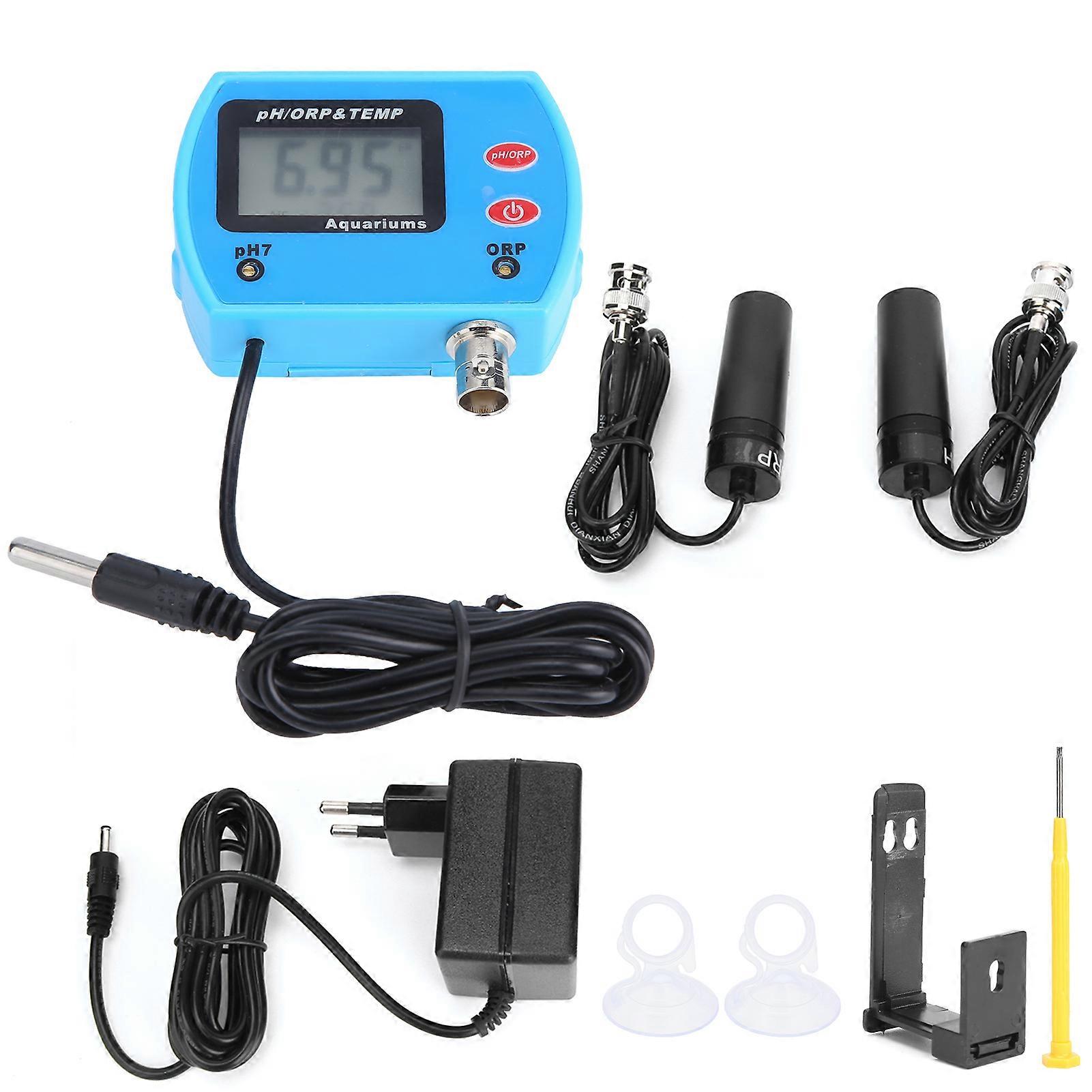 PH Redox Tester WallMounted Reduction Potential Meter Water Quality Monitor EU Plug 230240V