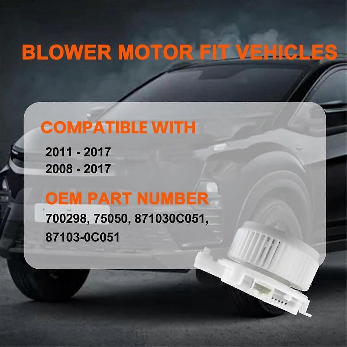 Car Air Conditioner Blower 87103-0C051 871030C051 for Sequoia 2008-2017 Sienna 2011-2017 CT200H CT2