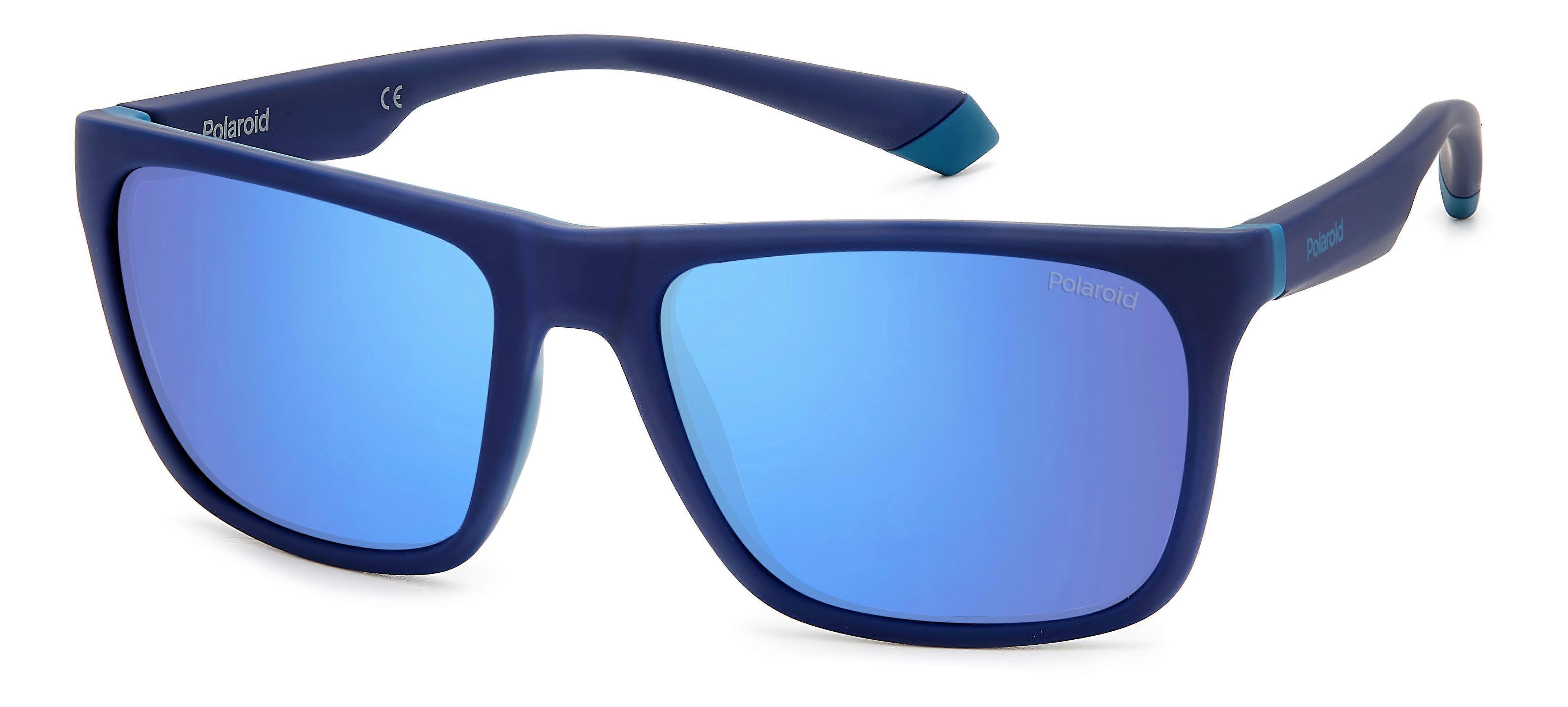 Sunglasses POLAROID PLD 2141/S VGL MATT BLUE AZURE 57/18/140 UNISEX