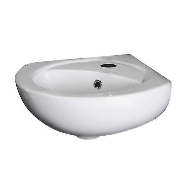 Nuie Melbourne 450mm Wall Hung Corner Basin - 1 Th - White