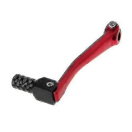 赤+黒ヘッドアルミニウム合金ギアシフトレバーオートバイダートバイクアクセサリー