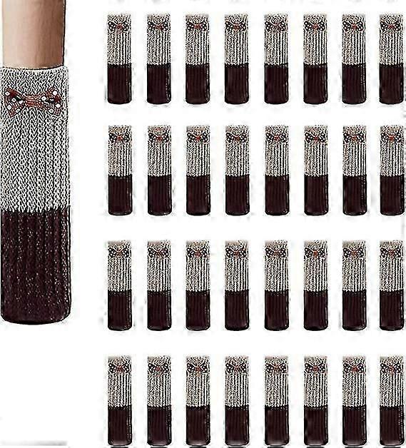 32個入り 椅子脚ソックス 家具用ソックス 滑り止めウールソックス テーブル 床保護 椅子脚