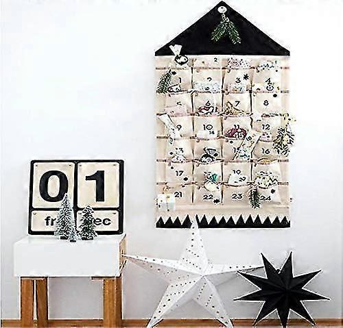 Fillable Advent Calendar With 24 Pockets And Christmas Calendar
