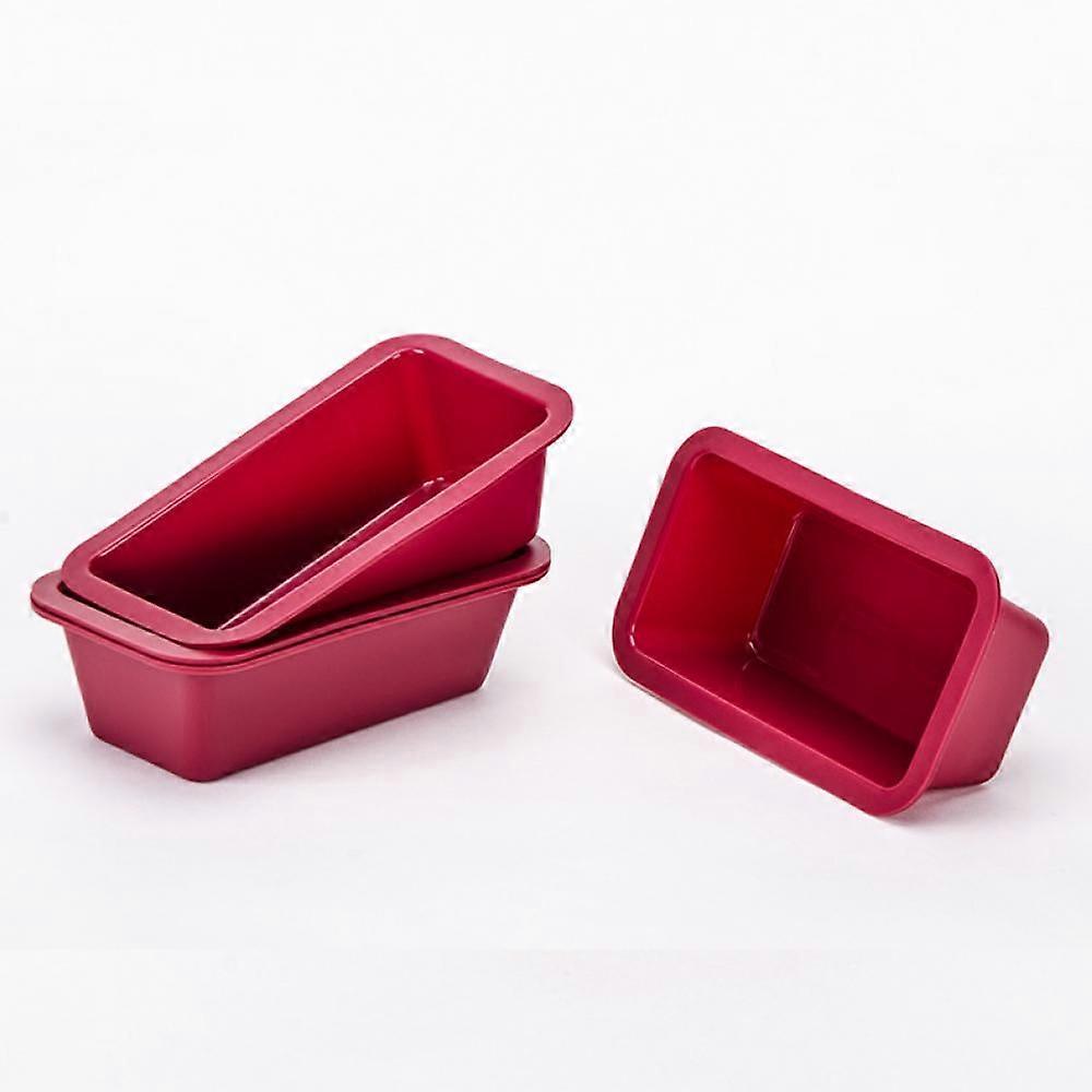 Nonstick Easy Release Rectangle Silicone Mini Cake Pan for Baking Bread, Flexible Bpa Free Silione Baking Mold and Bread Mold, Toast Pan