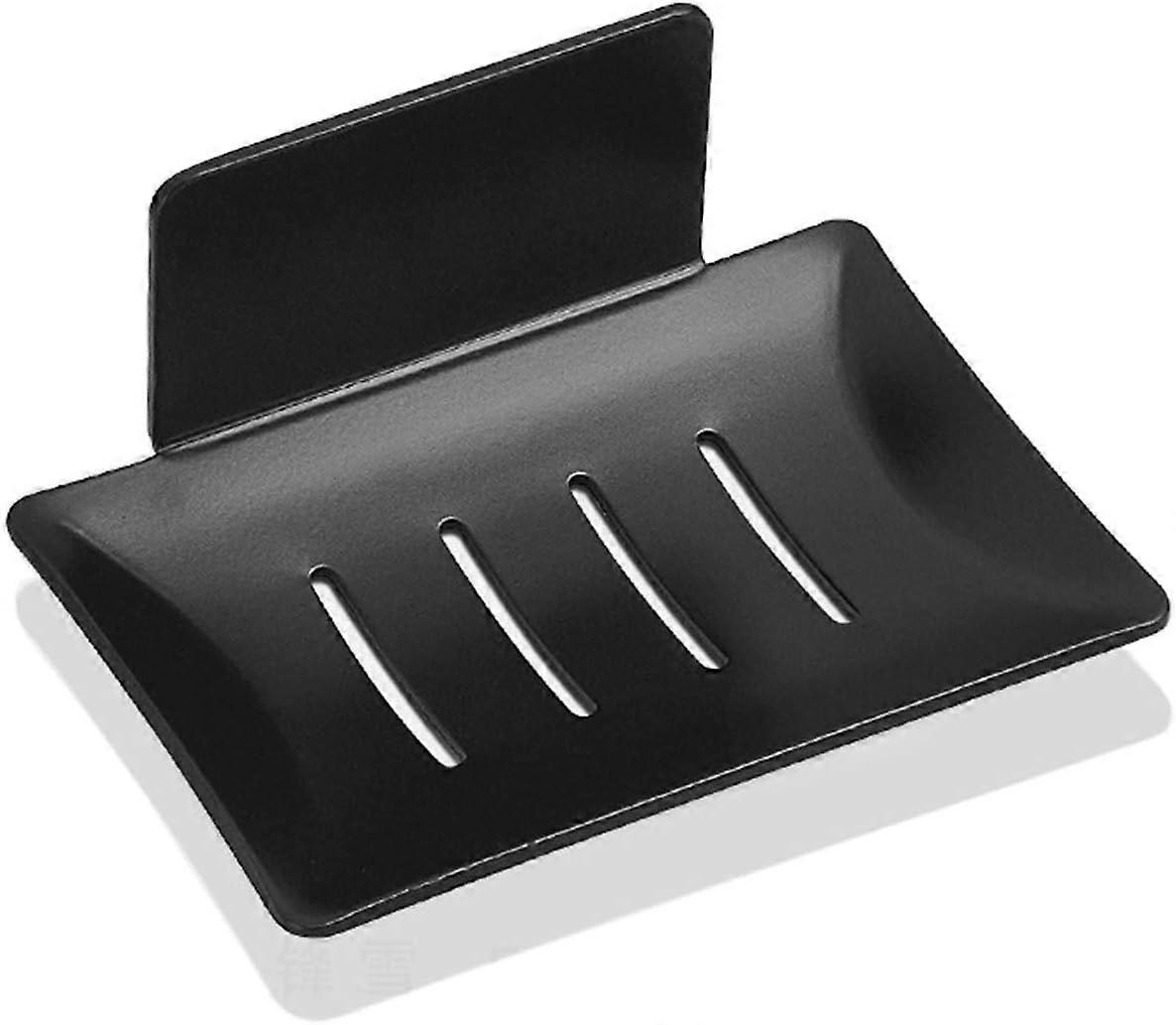 Rustproof Waterproof Adhesive Soap Dish Aluminium Durable For Bathroom Kitchen