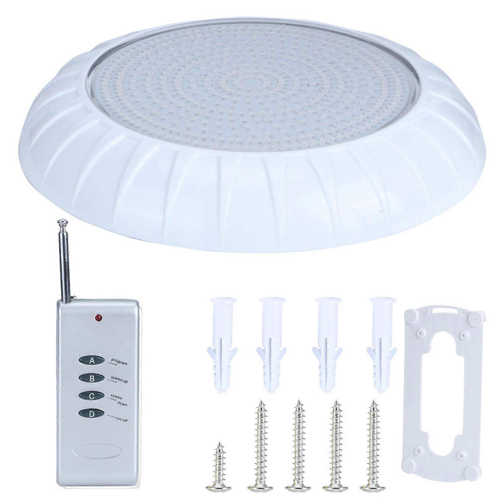 AC12V 35W Waterproof Pool Light 360LED RGB Multicolor Underwater Lamp with Remote Control