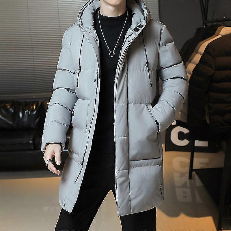 Hooded Zipper Cotton Jacket Slim Fit Casual Coat