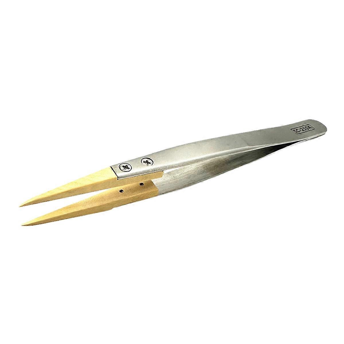 High End Tipped Tweezers Pointed Tweezers Professional Watch Repair Tool Easy to Handle Boxwood Tip Tweezers