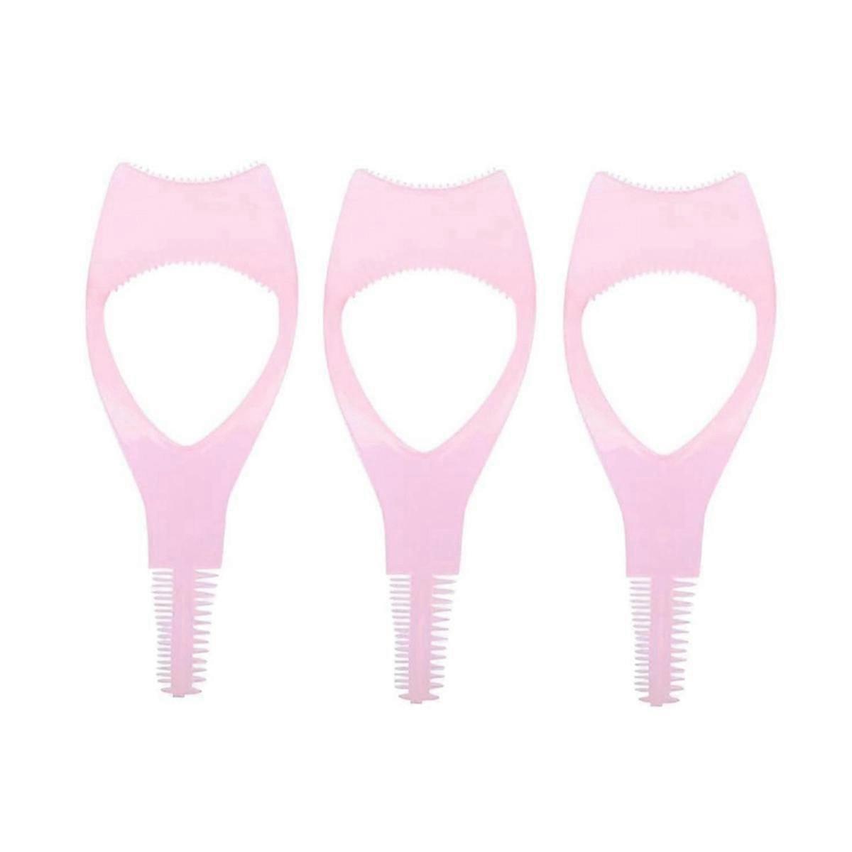 Eyelashes Tools Mascara Shield Applicator ,Eyelash Tool Upper Lower Eye Lash Mascara Guard Applicator Pink