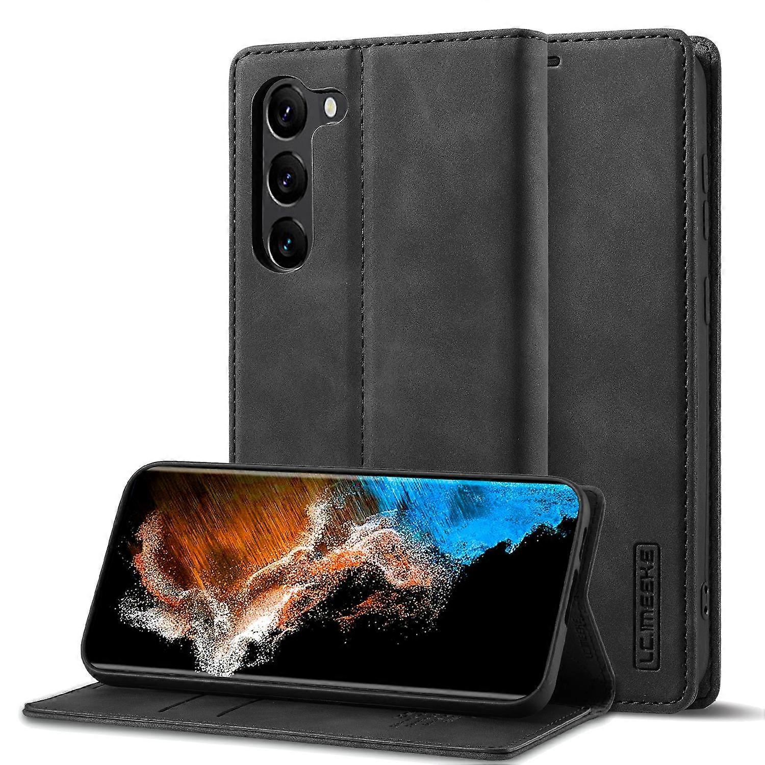 LC.IMEEKE Strong Magnetism Microfiber Leather Phone Case