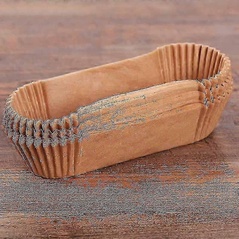 50pcs Baking Paper Liners Straight Loaf Tin Baking Parchment