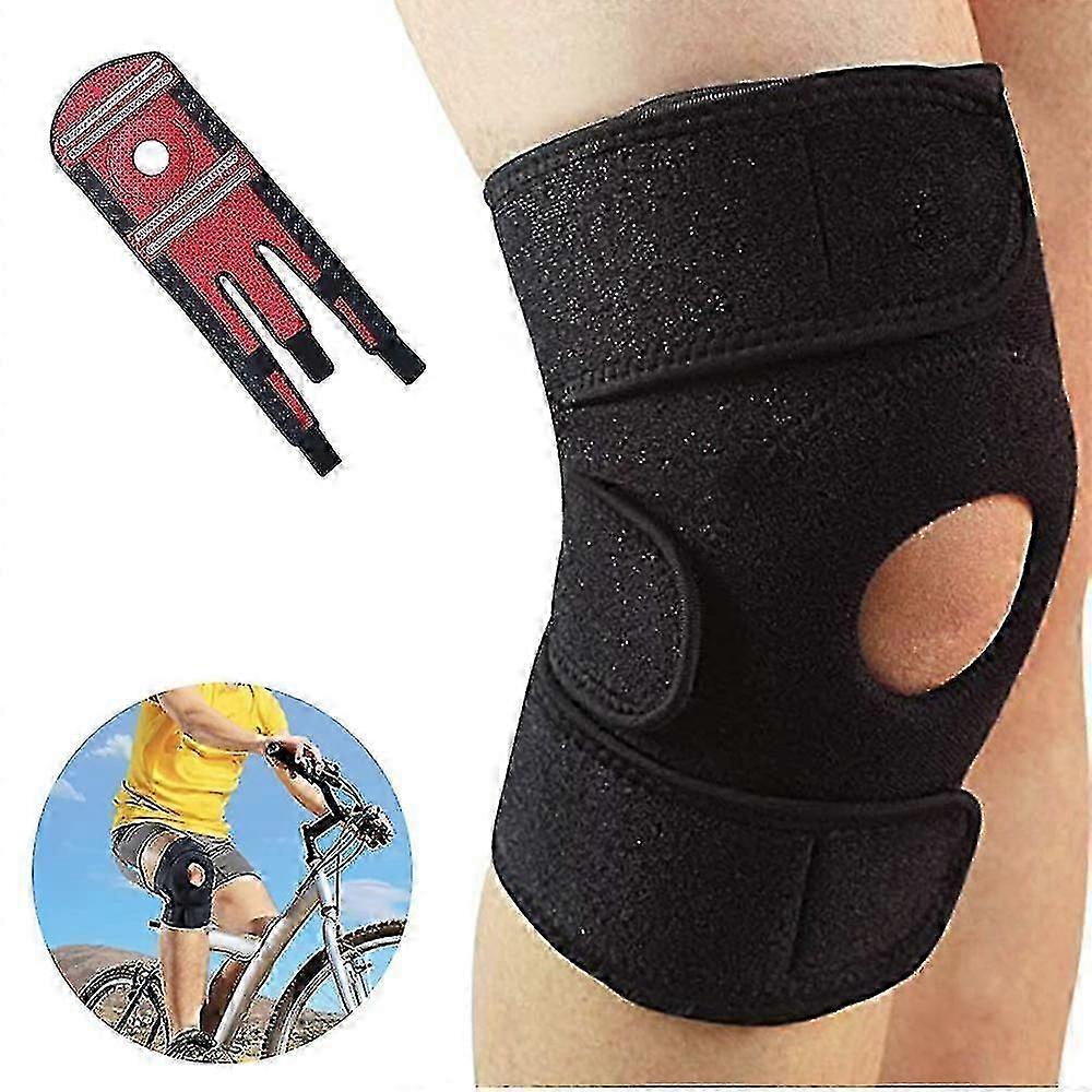 Tutore di supporto del tendine rotuleo del ginocchio a compressione regolabile per il dolore f54