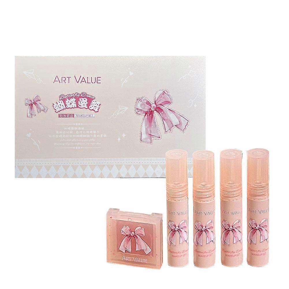 Art Value Butterfly Dance Lip Glaze Blush Set