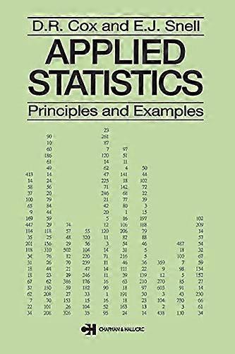 Applied Statistics Principles and Examples