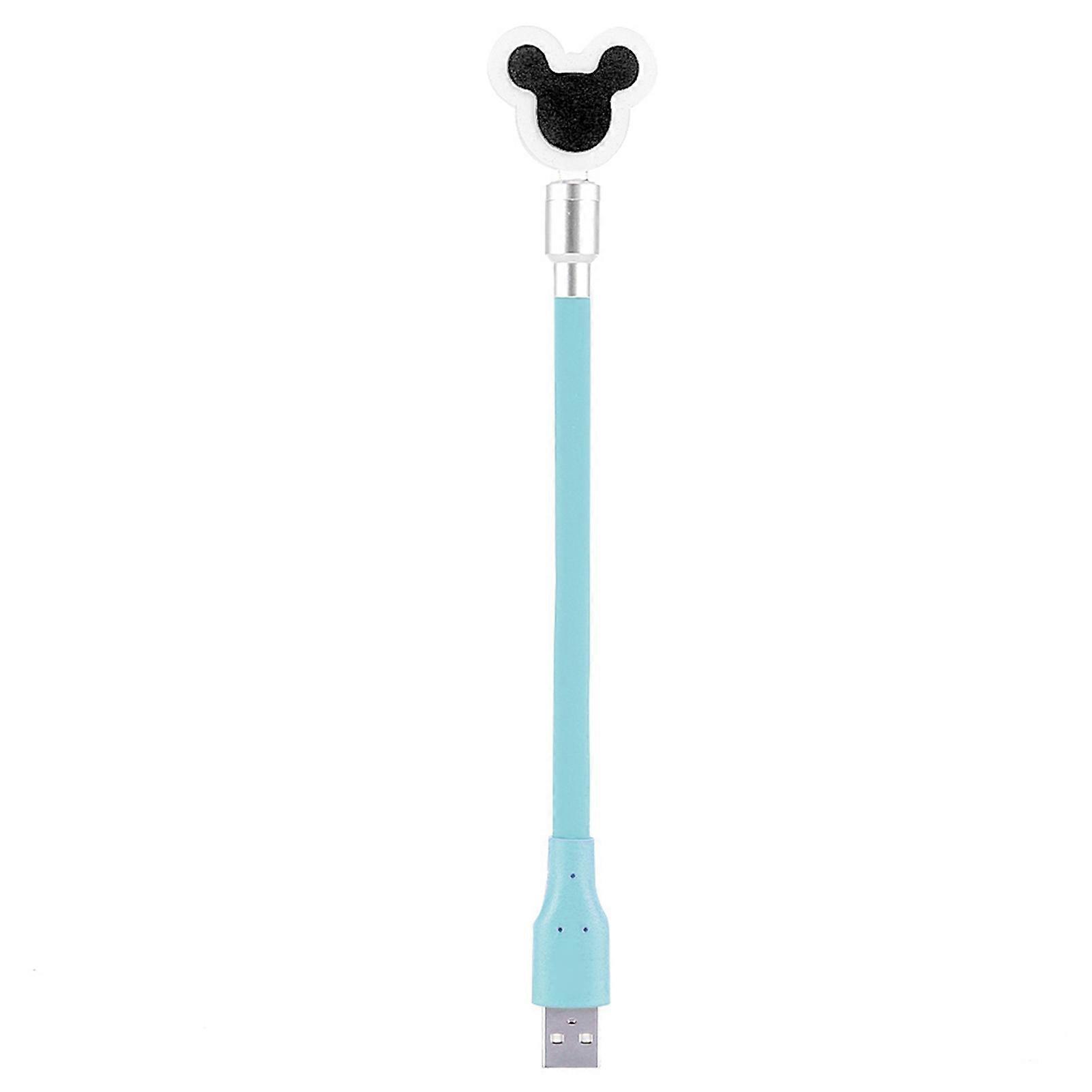 Cartoon Style USB Mini LED Desk Lamp for Laptops, Flexible and Bright, Portable Light for Home Office, Adjustable Arm