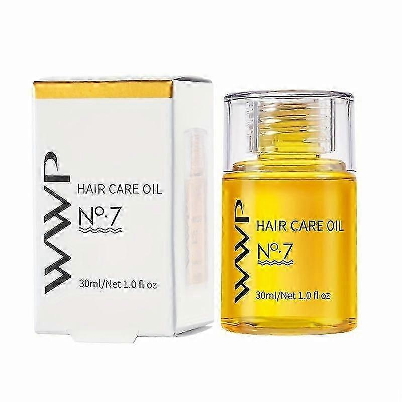 Óleo de Cuidados com os Cabelos, Óleo de Cuidados com os Cabelos de Jojoba No.7-Controle de Frizz, Nutrição Profunda | Leve, amaciar o cabelo, adequado para todos os tipos de cabelo
