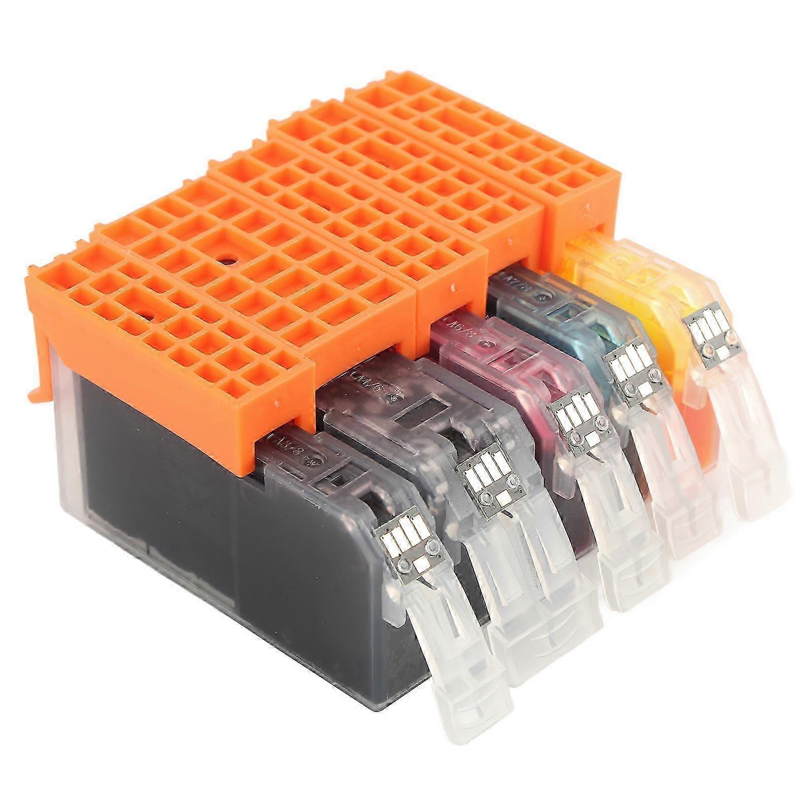 Ink Cartridge Set Black and Color Ink Cartridge Combo Replacement for PIXMA IP4810 IP4910 IX6510 MG5210 MG5310 BK BK C M Y