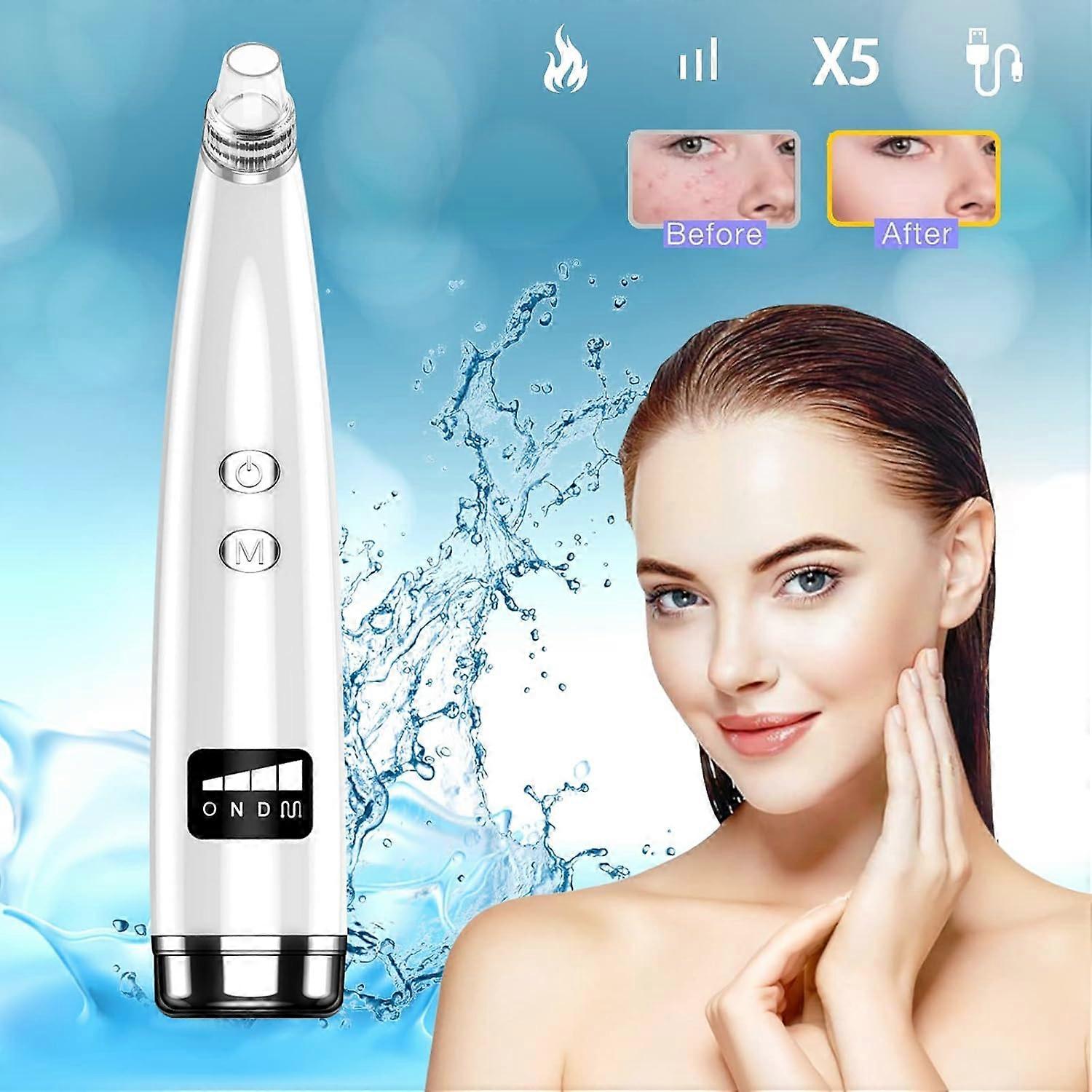 Rechargeable Pore Vacuum For Deep Facial Skin Cleansing, Blackhead Remover With Safe And Effective Extraction, Portable Device For Travel And Home Use