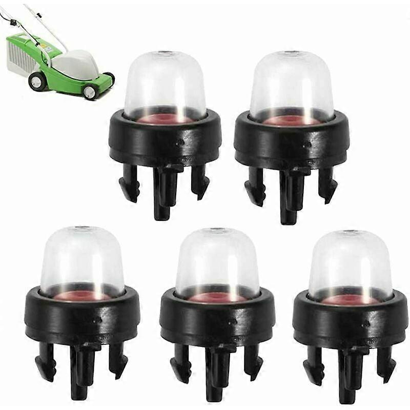 Walbro Compatibility Primer Bulbs, Snap In Design For Easy Installation, 5 Universal Primer Bulbs With High-Quality Chemical-Resistant Plastic,