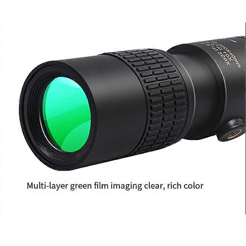 10-300X Zoom Metal High Definition Monocular Binoculars Long Distance Portable Travel Binoculars Mon
