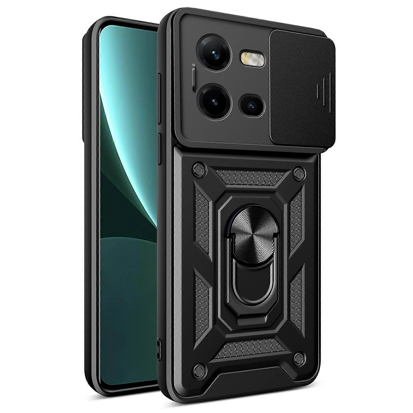 Sliding Camera Cover Design TPU+PC Phone Case