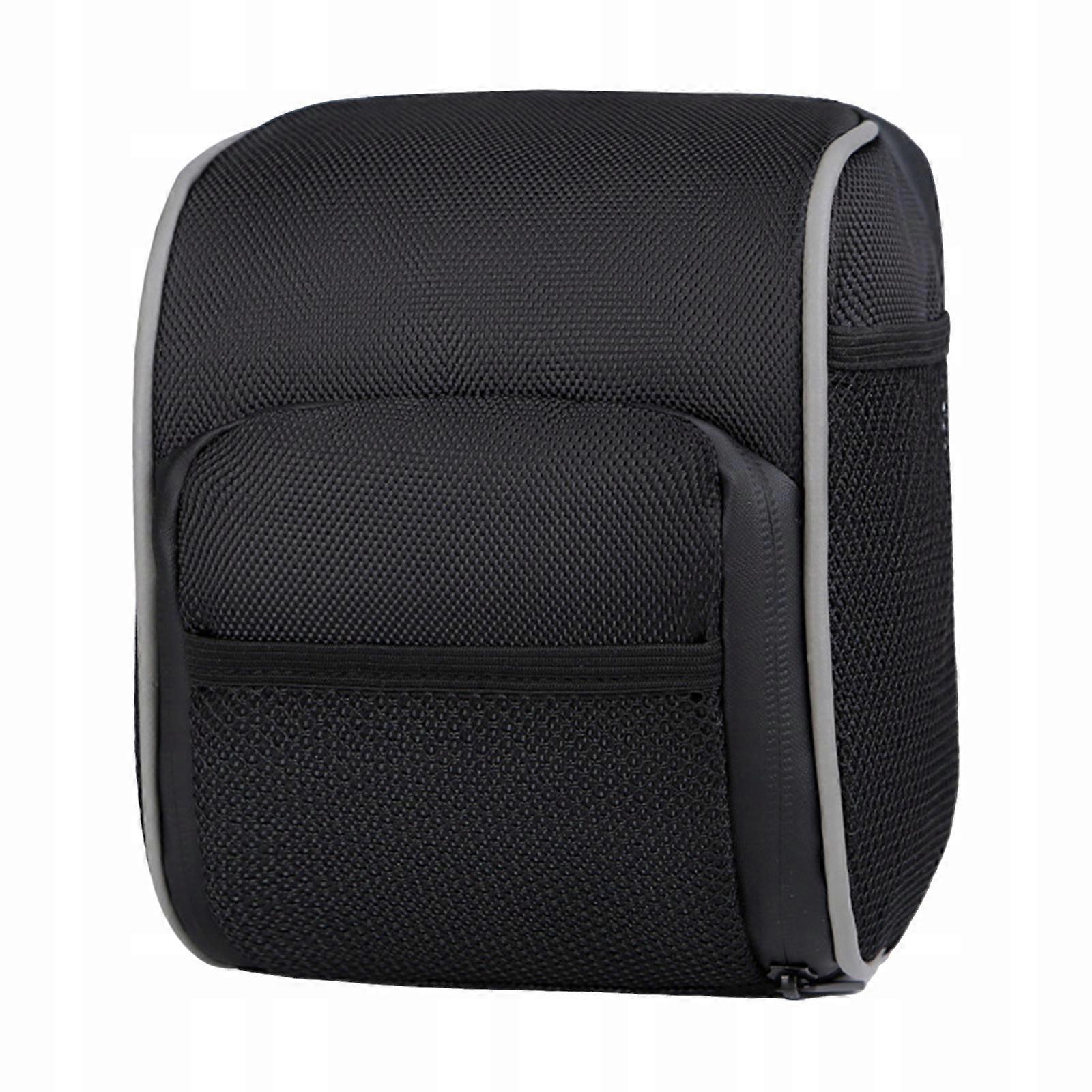 Front Bag Bike Handlebar Bag External Mesh Black