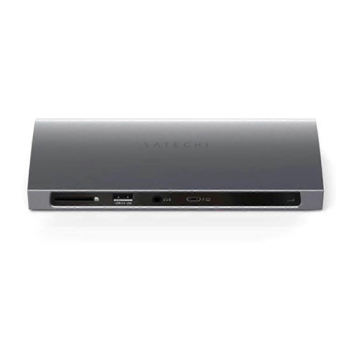 Thunderbolt 4 Multiport All-in-One Docking Station with Mains Adapter, Grey