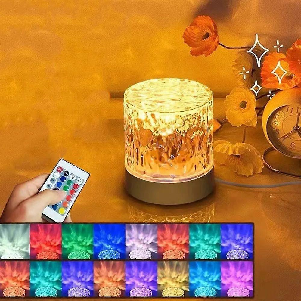 Luminorthe Lamp, 3/16 Colors Changing Crystal Table Lamp Northern Lights Lamp