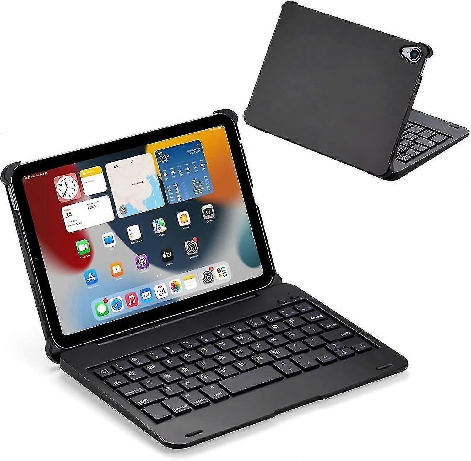 Keyboard Case For Ipad Mini 6 2021 8.3 Inch 6th Generation, Wireless Bluetooth Backlit Keyboard, Lightweight Hard Case, Slim Folio Protective Cover