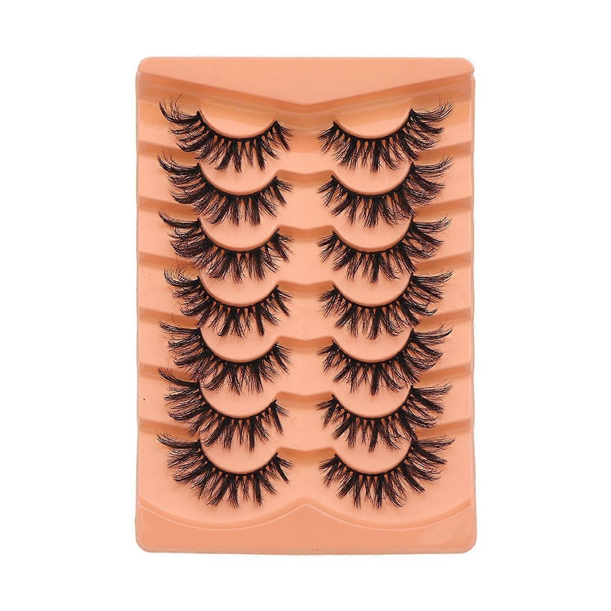 3DMAO-09 7 pairs Eyelashes Invisible Band Fairy Lashes Extension
