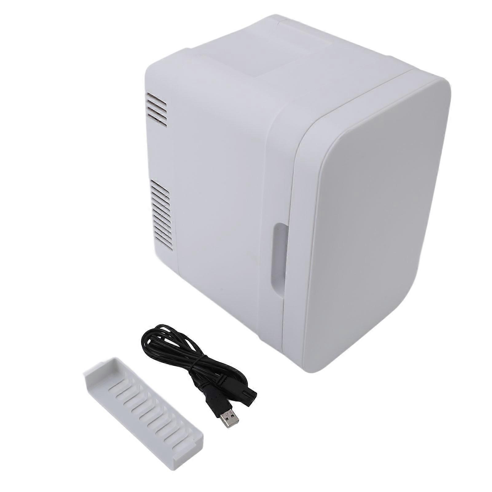 4L Capacity Skincare Fridge Efficient Refrigeration Mini Cooler Warmer Fridge Small Cooling Heating Refrigerator for Food Drink Cosmetics