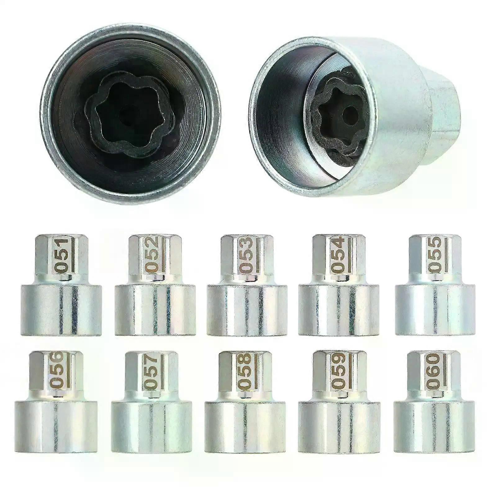 Wheel Lock Key Wheel Lock Key Anti Theft Lugnut Socket Replace for BMW 1 3 5 6 7 Series X1 X2 X3 X4 X5 X6 Z4 Wheel Lock Lug Nut