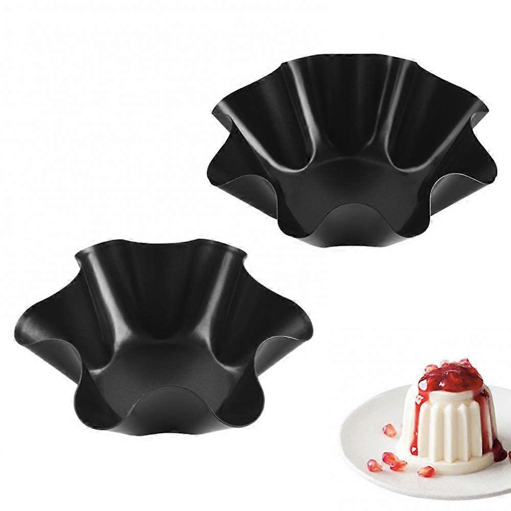 2 Pack Petal-Shaped Carbon Steel Baking Home Bowls Baking Mold Kitchen Tools