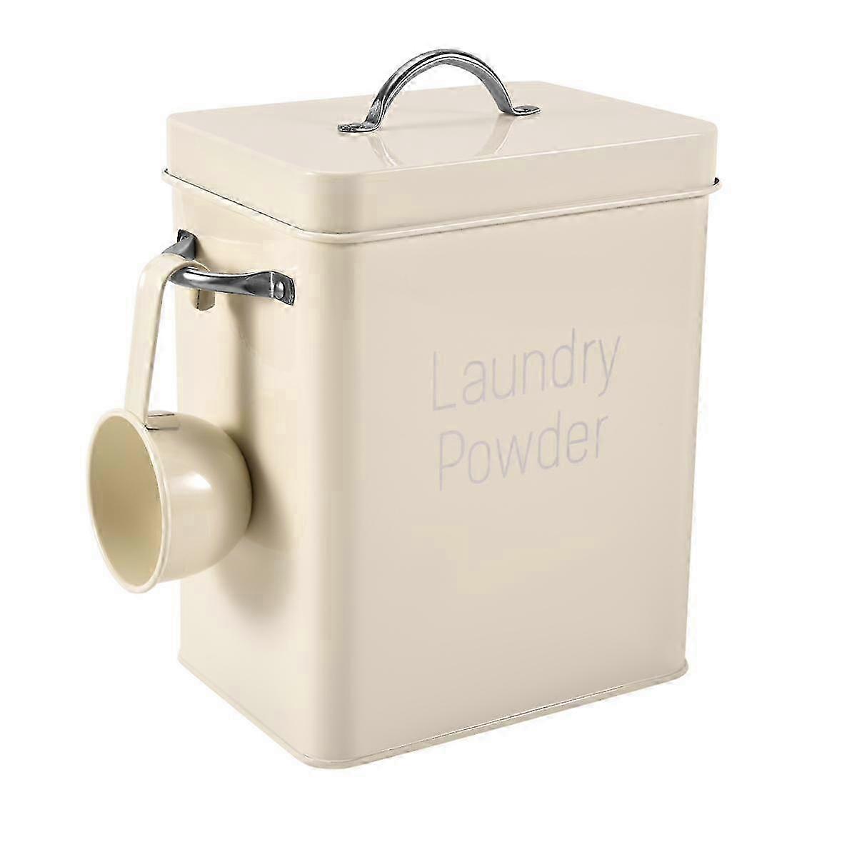 Elegant 5L Laundry Detergent Storage Boxes with Measuring Spoon
