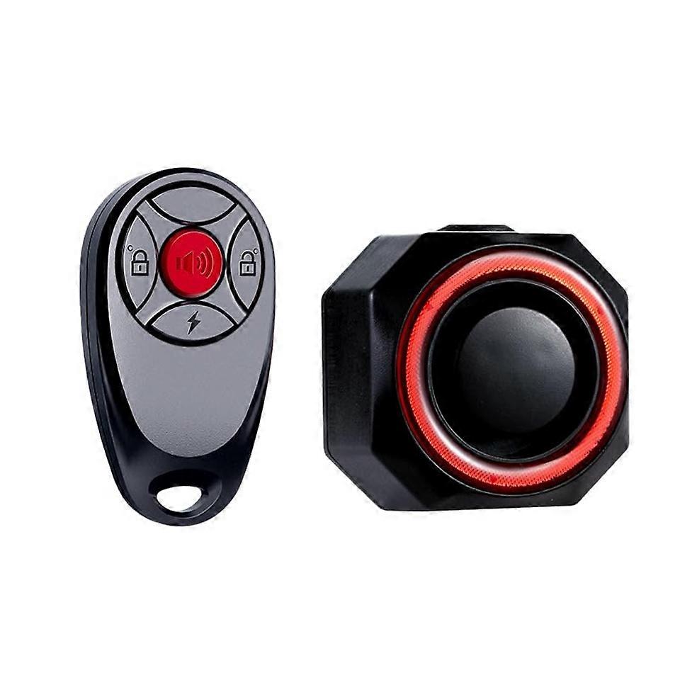 Smart Multifunctional Bicycle Tail Light Alarm – Red LED Brake Light, Automatic On/Off, Waterproof, Rechargeable, Remote Control