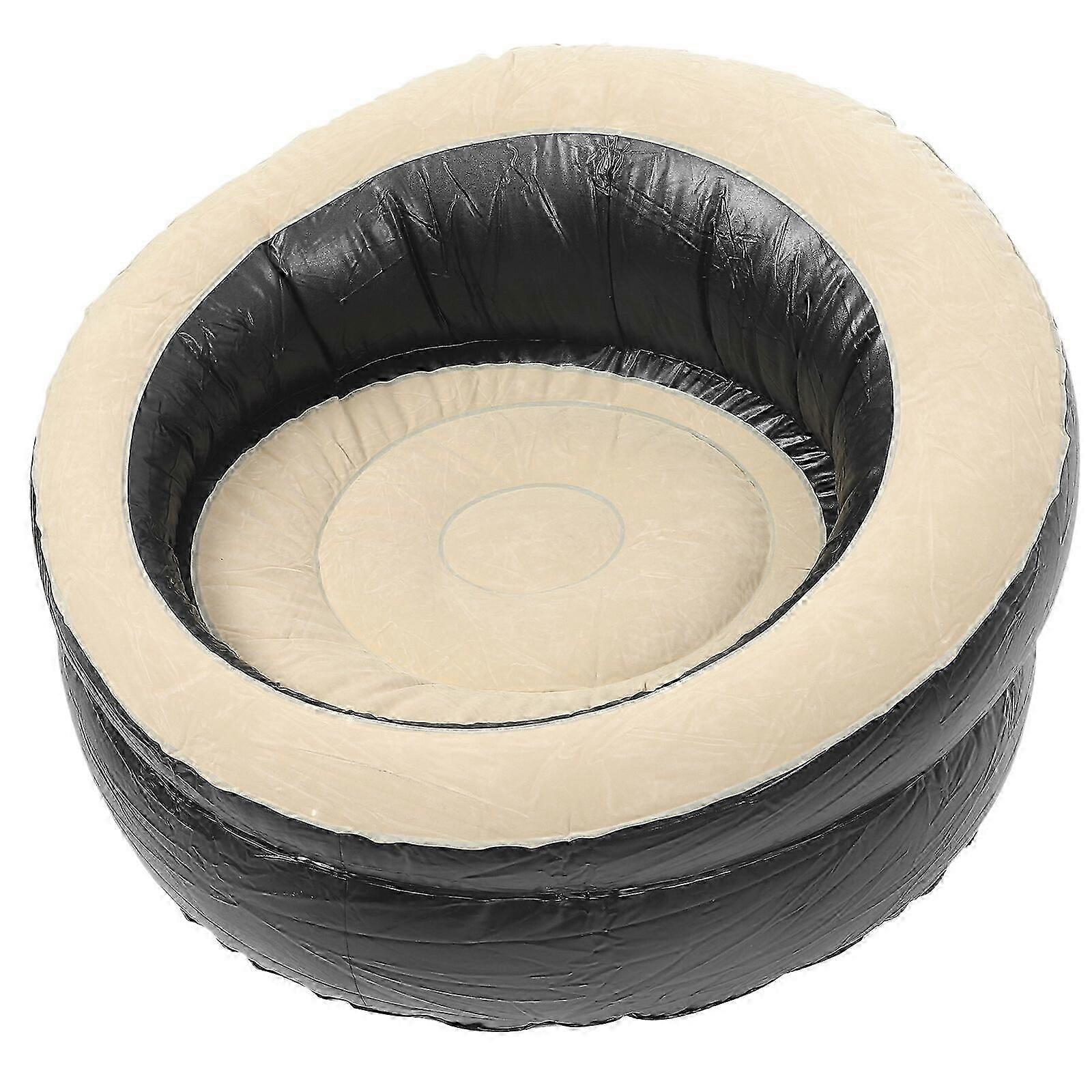 Comfortable Inflatable Sofa Cushion Folding Small Sofa Outdoor Portable Inflatable Stool